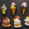3D Cartoon Ice Cream Cone Cake Refrigerator Magnet Toy Decoration Accessories