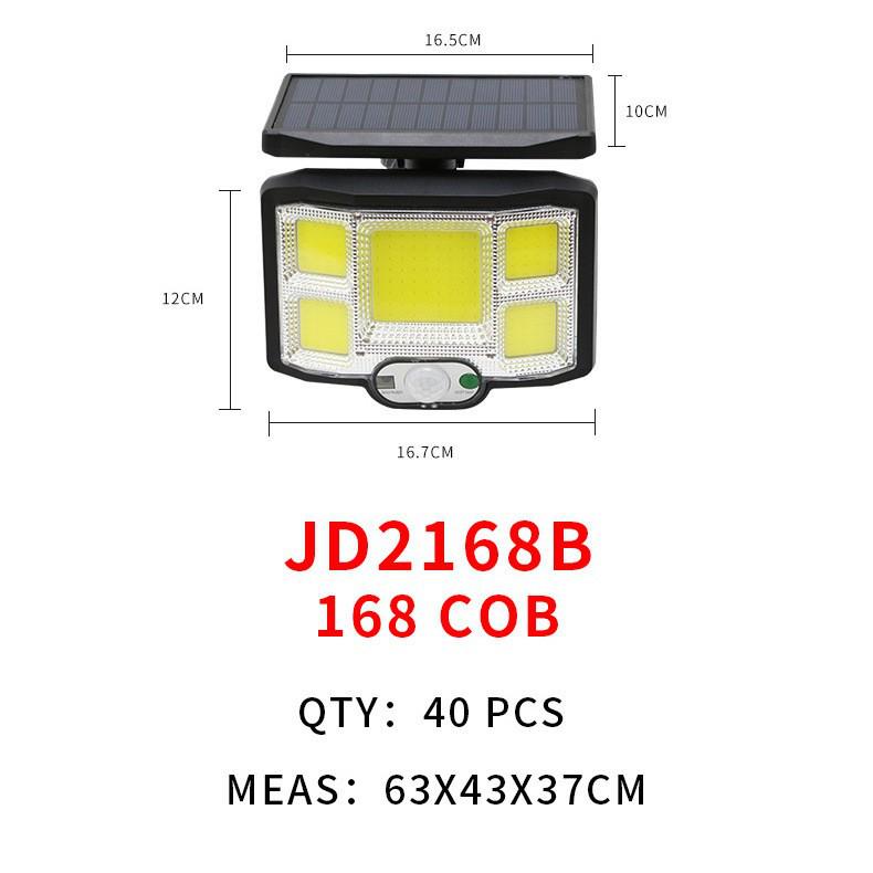 Triple-Head Rotatable Solar Outdoor Wall Lamp for Streets and Courtyards