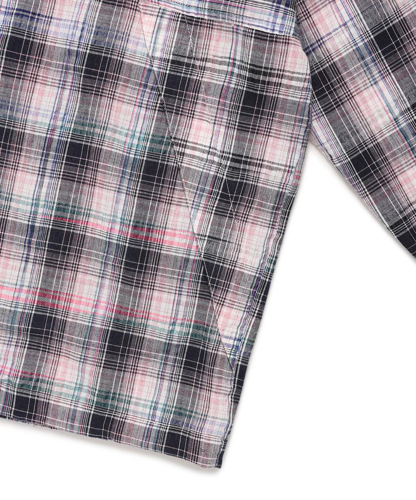Cavish Hooded Check Wind Breaker Pink(Cv2Fsub962A)