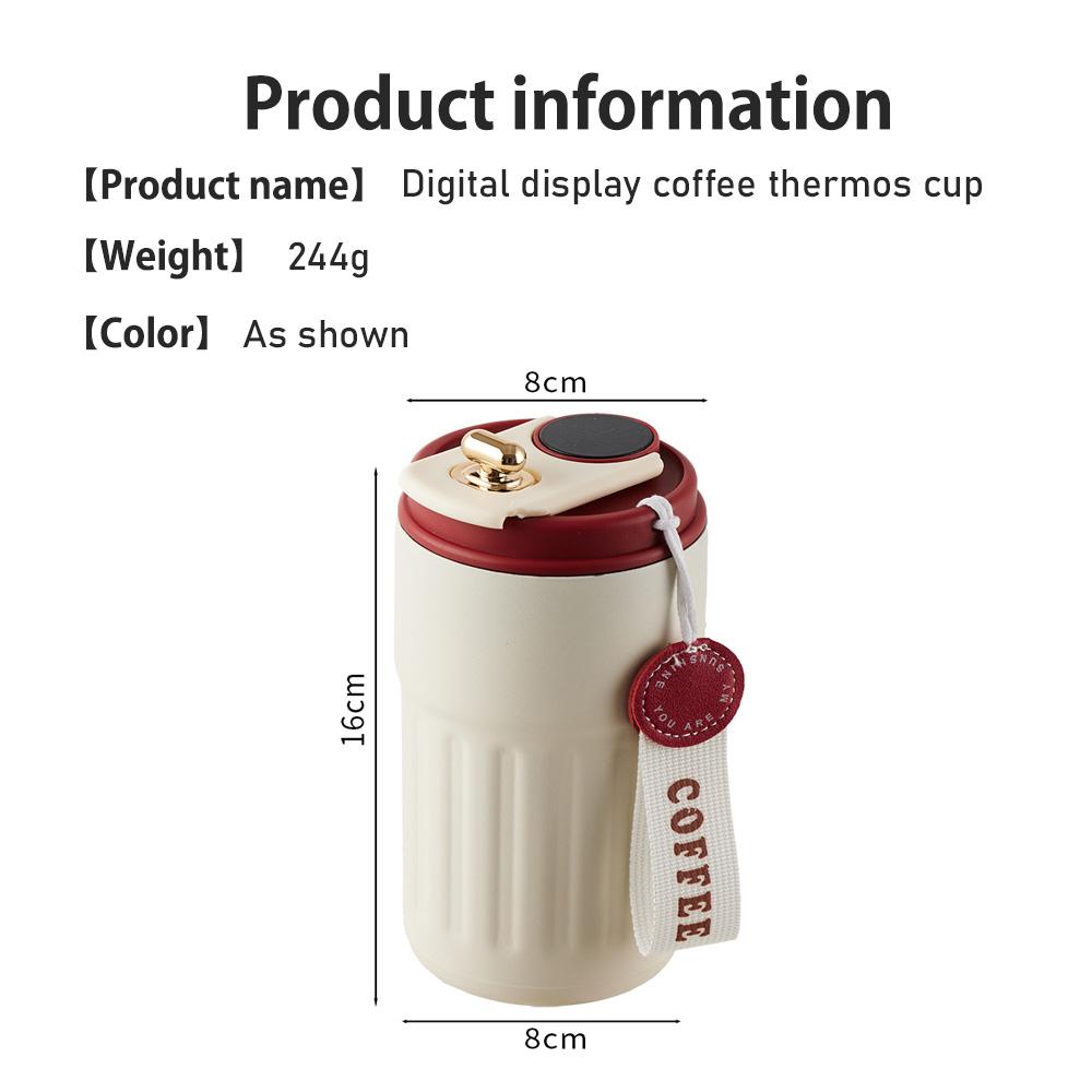 316 Stainless Steel Coffee Cup Smart Thermos Cup