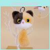 Small Grey Cat Tail Plush Toy With Short Plush Material For Kids And Gift Giving