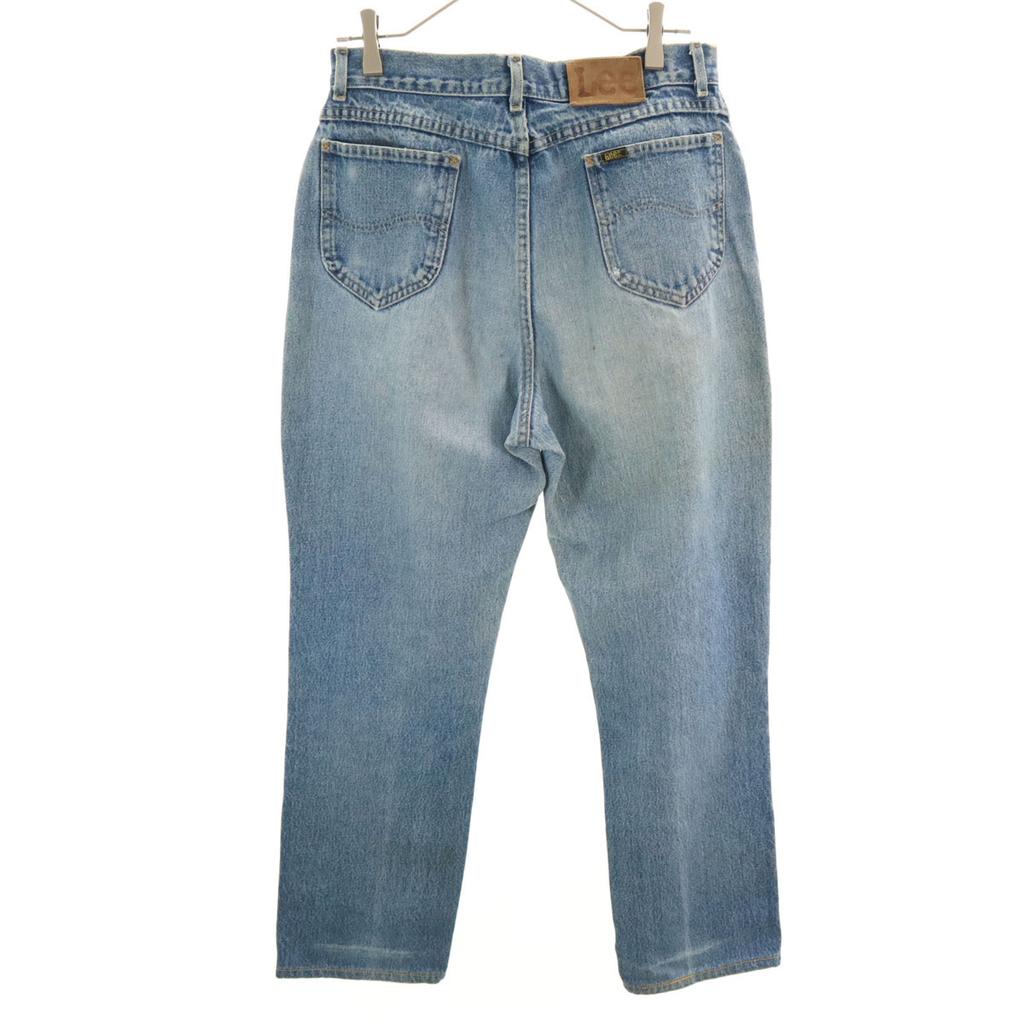 Lee 90s Made in USA Old Tapered denim pants 15 M blue jeans Women Used