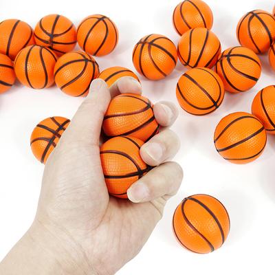 Lustige 4CM Basketball Hüpfbälle Basketball Party Geschenke Springende Solide Elastische Gummibälle Kinder Junge Happy Birthday Party Mitgebsel