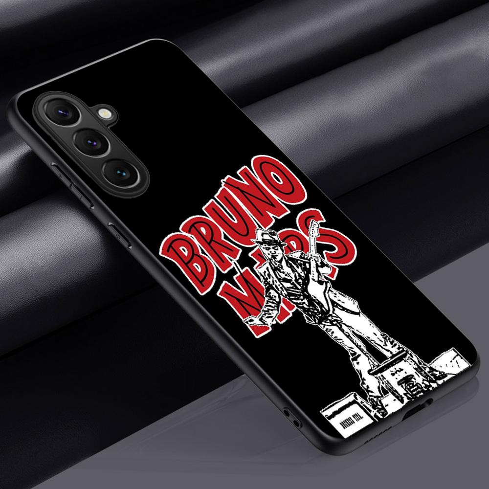 

Bru-no cool singer fashion design Phone Case For Samsung Galaxy S26 S25 S24 S23 S22 S21 Plus Ultra Note20 Soft Black Galaxy S24+