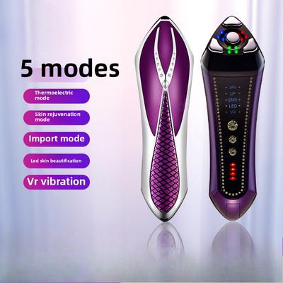 New Beauty Instrument EMS Micro-current  Photon Skin Rejuvenation Introduction Beauty Instrument Facial Massage Hot and Cold Introduction Instrument
