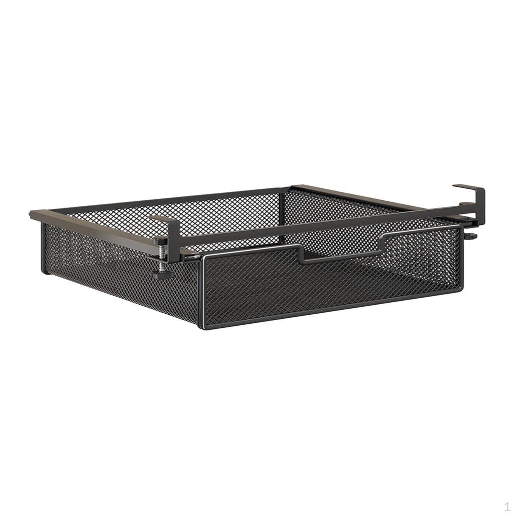 Drawer Basket, Storage Shelf for Office Supplies And Household Items, Metal Tray