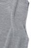 Aott Unisex Top Stitch Crew Neck Knit Vest Gray