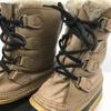 SOREL Vintage Canada Snow Boots Lined Beige size 25.0 Men's(USED)