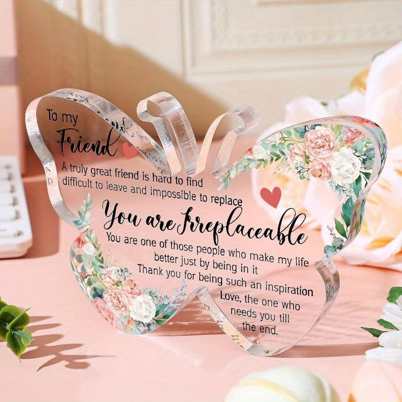Meaningful Friendship Plaque - Heartfelt Gift for Besties & Sisters