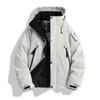 Unisex Heavyweight Hooded Winter Jacket - Thick, Warm, Casual Cotton Coat for Couples.