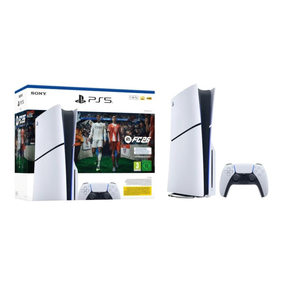 Sony PlayStation 5 SLIM Disc 1TB FC26 white