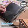 Vintage DIY PU Leather Photo Album 52 Sheets 6 Hole Binder with Gift Box Accessories for Travel Wedding Memory Gifts