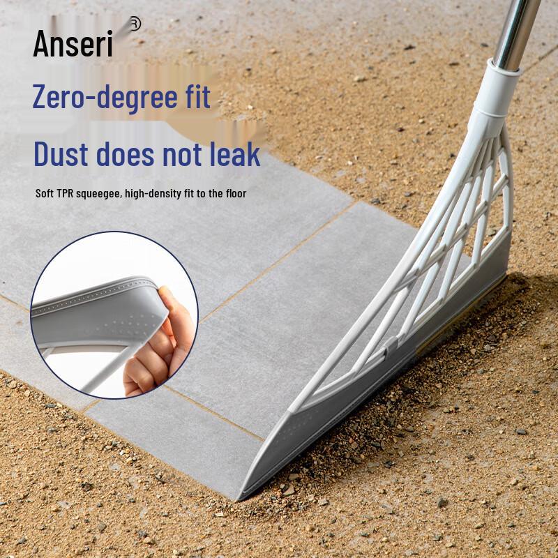 Ansellry Telescopic Silicone Squeegee Broom Large