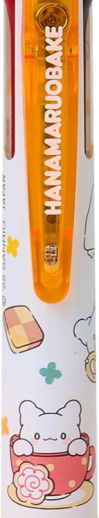 Sanrio FriXion Ballpoint 3 Made In Slim FriXion Ballpoint Hanamaru Obake Set Name 0.5 Pen, Colors, Japan, Pen, (FriXion, Stickers)