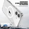 KEYSION Shockproof Transparent Case for MagSafe for iPhone 17 2025 HD Clear TPU+PC Magnetic Wireless Charging Phone Back Cover
