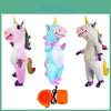 Colorful And Adorable Unicorn Inflatable Outfit For Festival Stage Performances