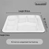 RuHan Melamin-Mehrkammer-Fast-Food-Tablett