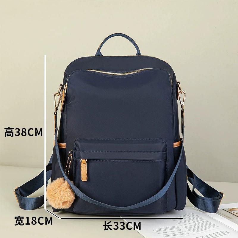 Modischer Damenrucksack Leichter Oxford-Stoff Geräumig für Reisen & Studium Minimalistischer Wasserabweisender Tagesrucksack