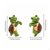 2 Pieces Flowerpot Hugger Cute Design Miniature Tortoise Pot Hanger Highly Detailed Hanging Turtle