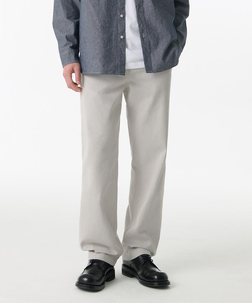 Musinsa Standard Denim-Like Officer Pants [Dusty Cream]