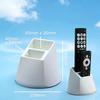 2 Grids Desktop Remote Control Holder Living Room Remote Cntrol Storage Rack 3D Printing Remote Control Organizer