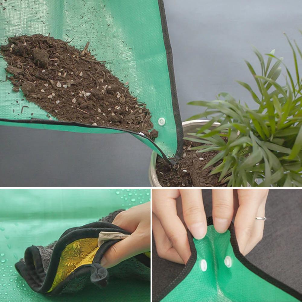 Multi Size Big Regeneration Mat Gardening Floor Mat Waterproof Changing Soil Transplant Flower Pot Mat Gardening Potting Pad