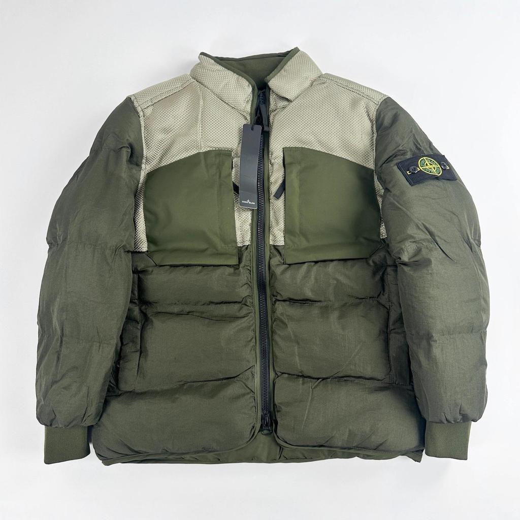 Trendige Metallisches Nylon Verdickte Baumwolle Herren Brotmantel - Reißverschluss, Lockere Passform, Vielseitig, Warm