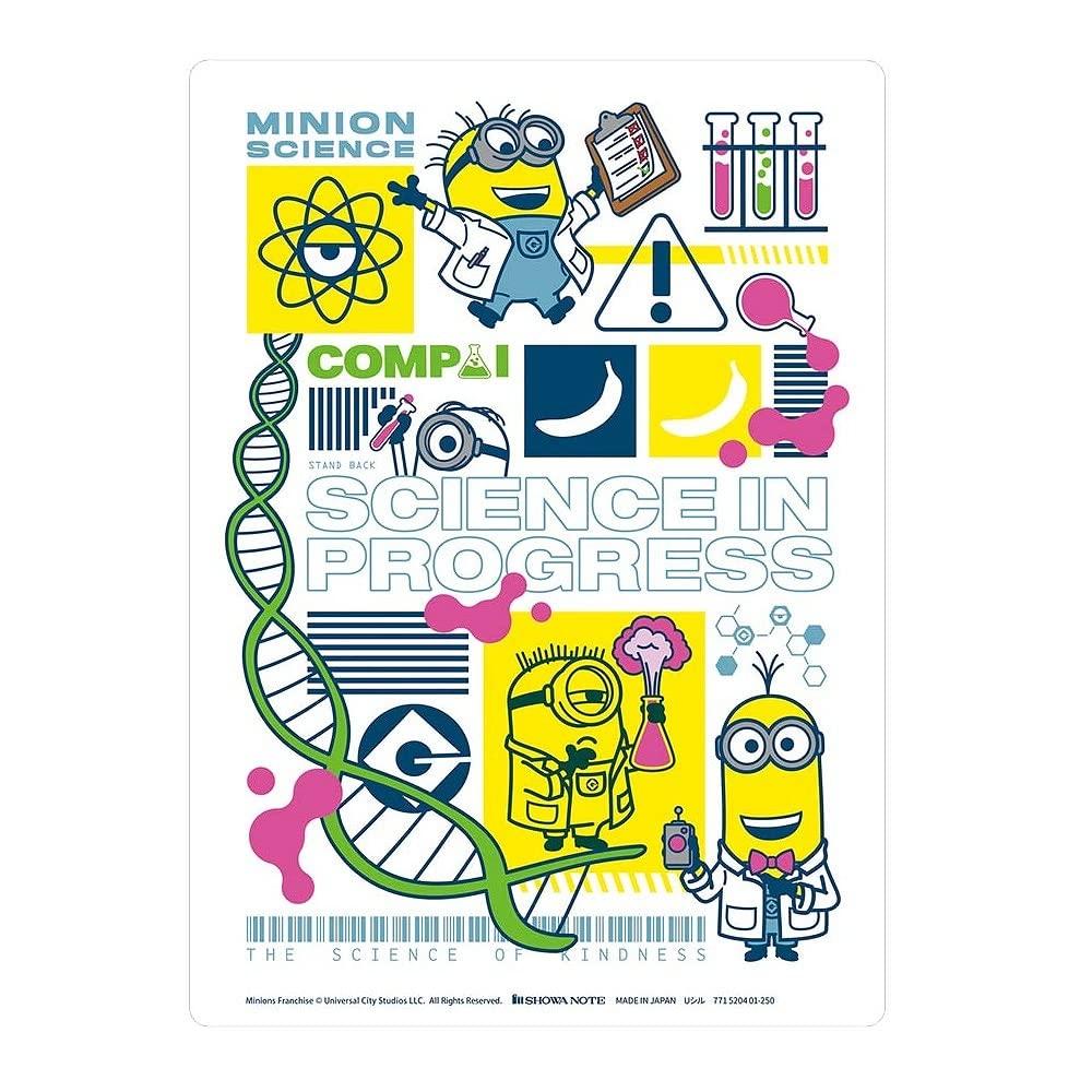 Showa Note Minions Gift Stationery Crystal Case 950520M01 Set, Set, Type,