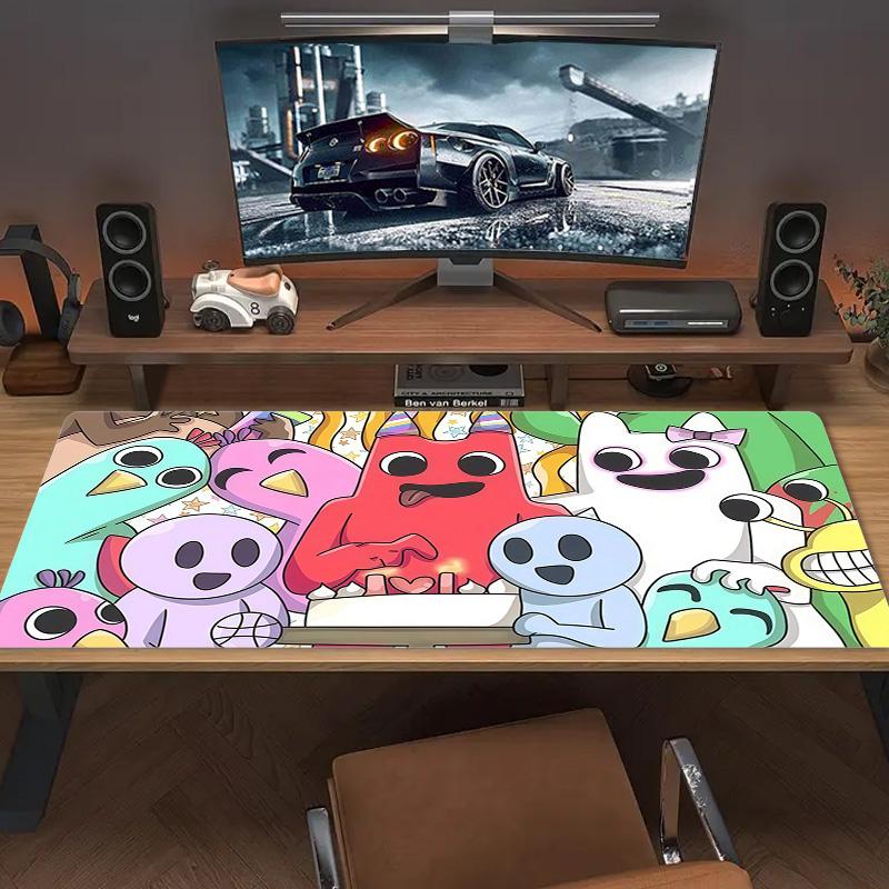 Garten of Banban Print Cushion Non-slip Laptop Tablet Big Mousepad XXL Mat Mini PC Playmat With Lock Edge