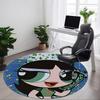 Powerpuff Girls Office Round Area Rug,  Under Office Chairs Bedroom Living Room Home Decor A0908132