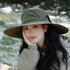 Large Brim Light Breathable Sunscreen Hat Sunshade Fisherman Hat Children Quick Drying Hiking Hat Men and Women