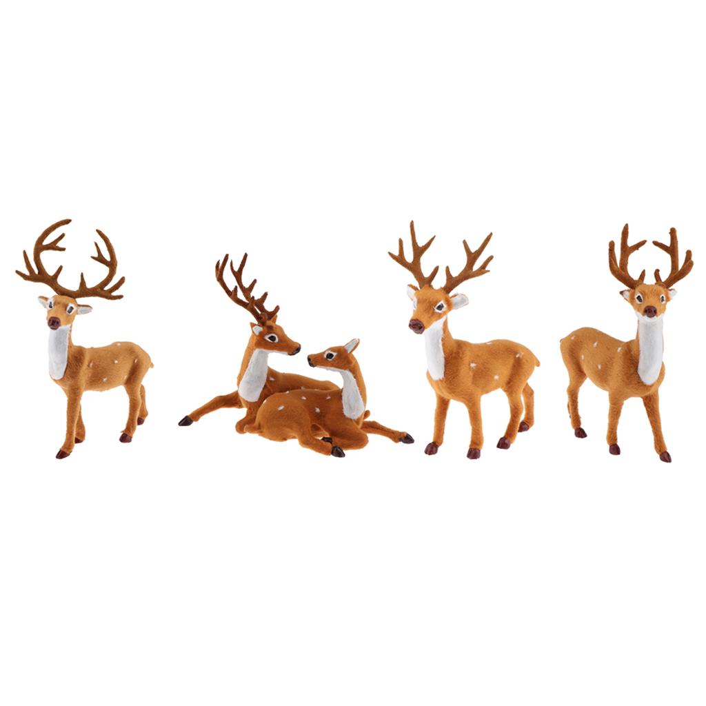 Christmas Elk Deer Reindeer doll Decor Gift