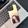 D-Demon N-Nezuko Slayer Phone Case For iPhone 16,15,14,13,12,11,Pro,XS,Max,Plus,Mini,SE4,E Black Matte Shockproof Cover