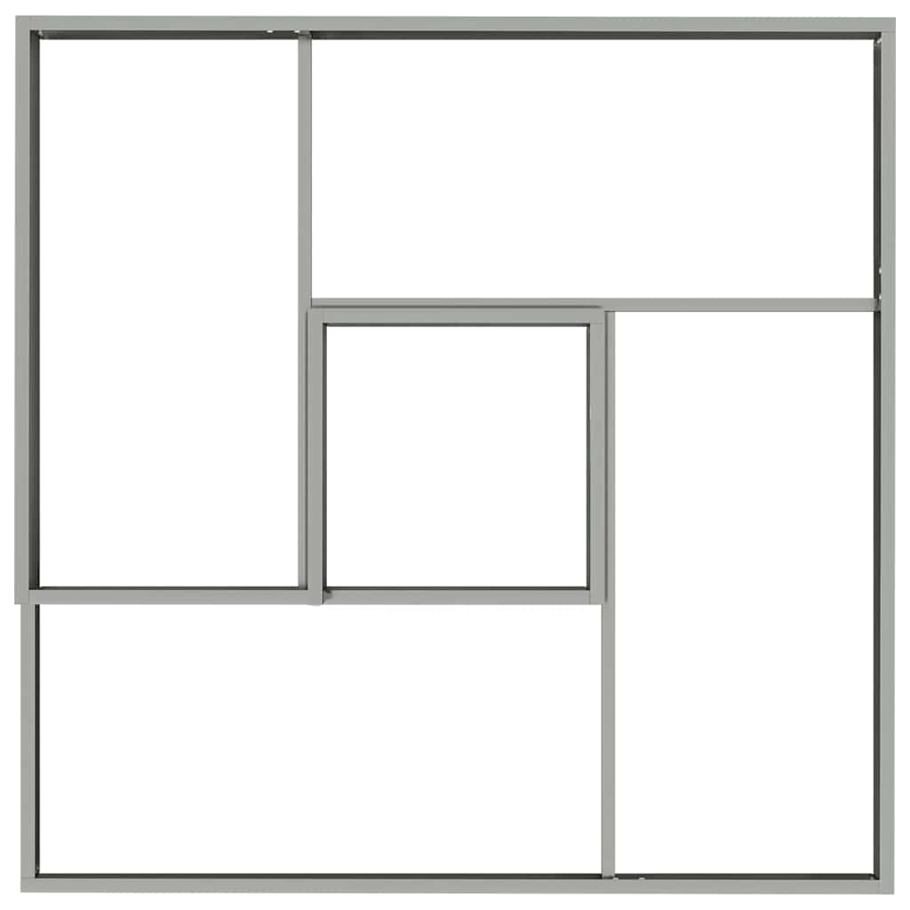 Garden Planter Silver 100 X 100 X 50 Cm Galvanized Steel