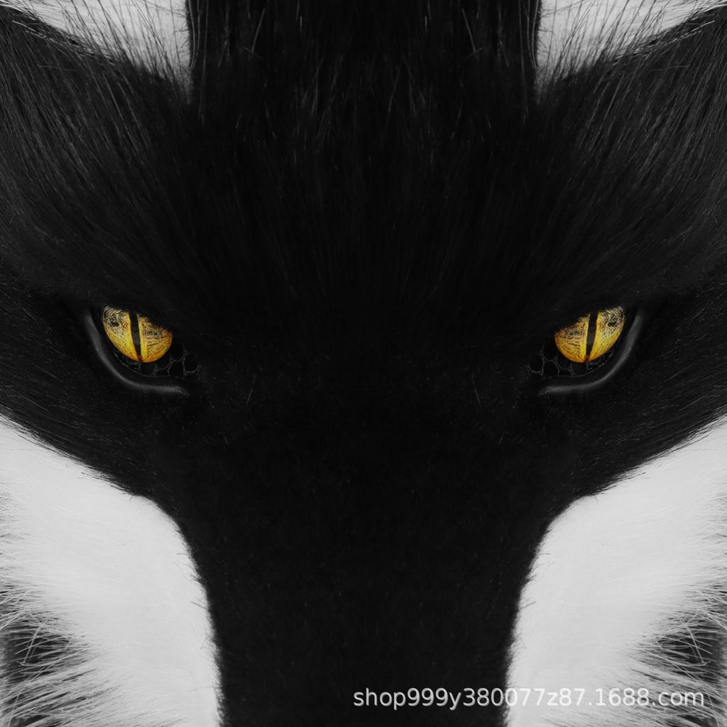 Stuffed animal canine fox mask headgear full head animal head animal head cosplay costume