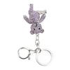 Keychain Artificial   Pendant Keychain Rhinestone Car Key Keychain For Bags Wallets Backpacks
