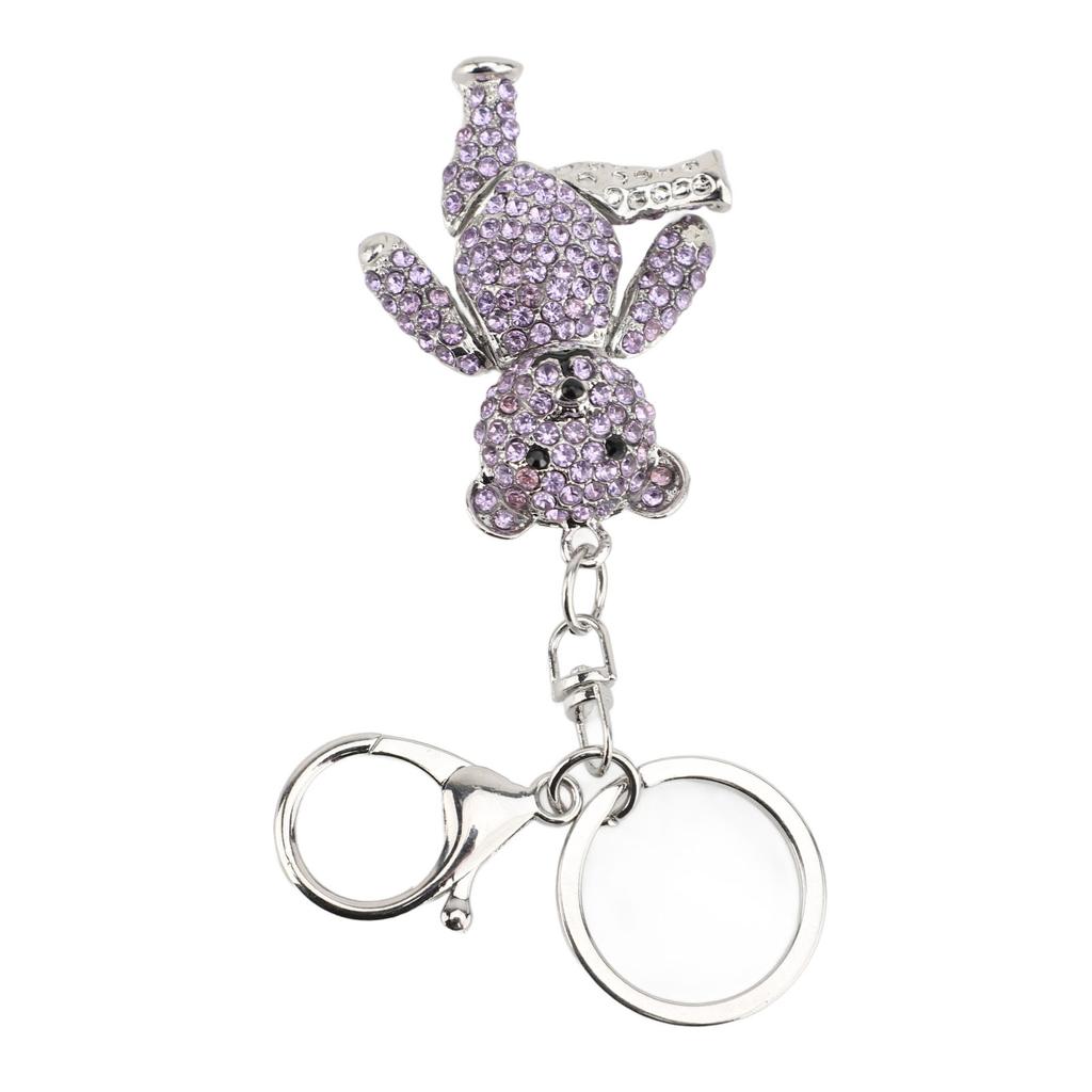 Keychain Artificial   Pendant Keychain Rhinestone Car Key Keychain For Bags Wallets Backpacks