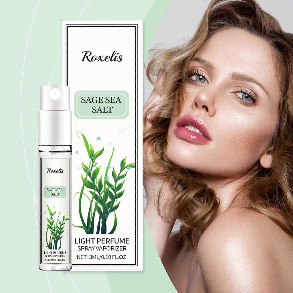 Roxelis Sage Sel de Mer Spray Parfum - Doux, Longue Durée, Attractif, Frais, Non Collant, Parfum Léger