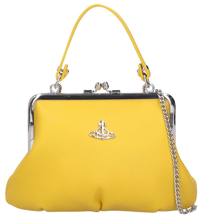 

Vivienne Westwood GRANNY FRAME PURSE Shoulder 52020003 S000D E406 YELLOW Bag, [Used]