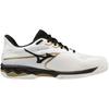 Buty tenisowe Wave Exceedrite 2 OC Białe x Złote x Czarne cm 4E [Mizuno] 27.5