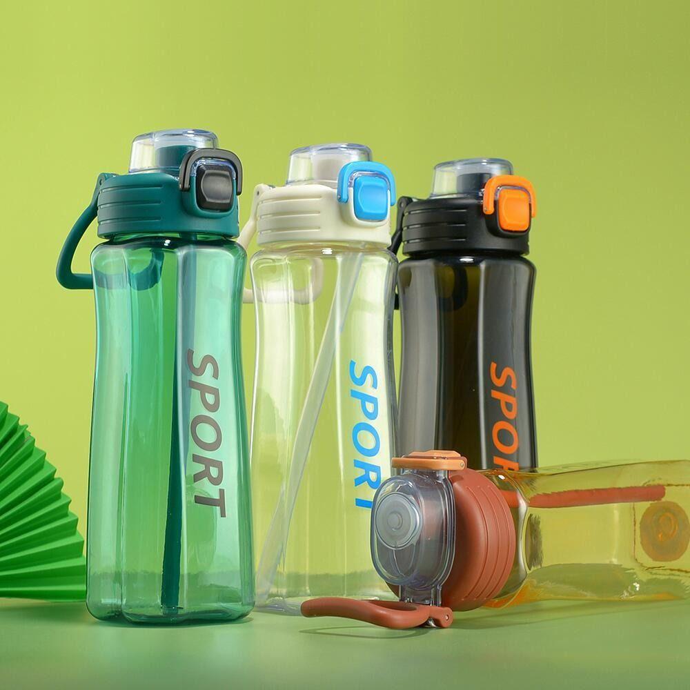 PC Sports Water Bottle Bounce Lid Large Capacity Sports Kettle  Primary School Students