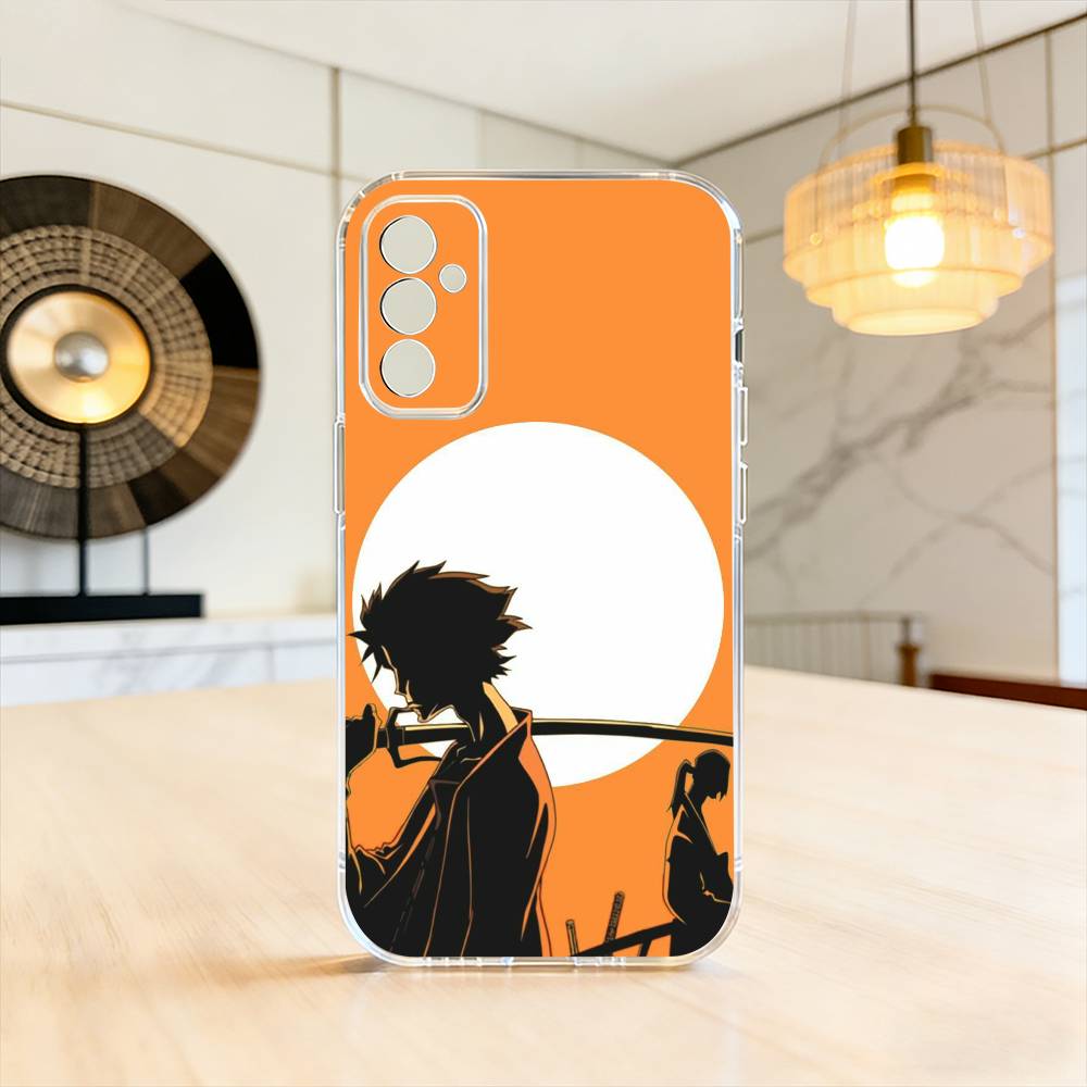 S-Samurai Champloo Anime Phone Case For SamsungA10,12,20,21S,30,31,40,50,51,52,70,71 Transparent Cover