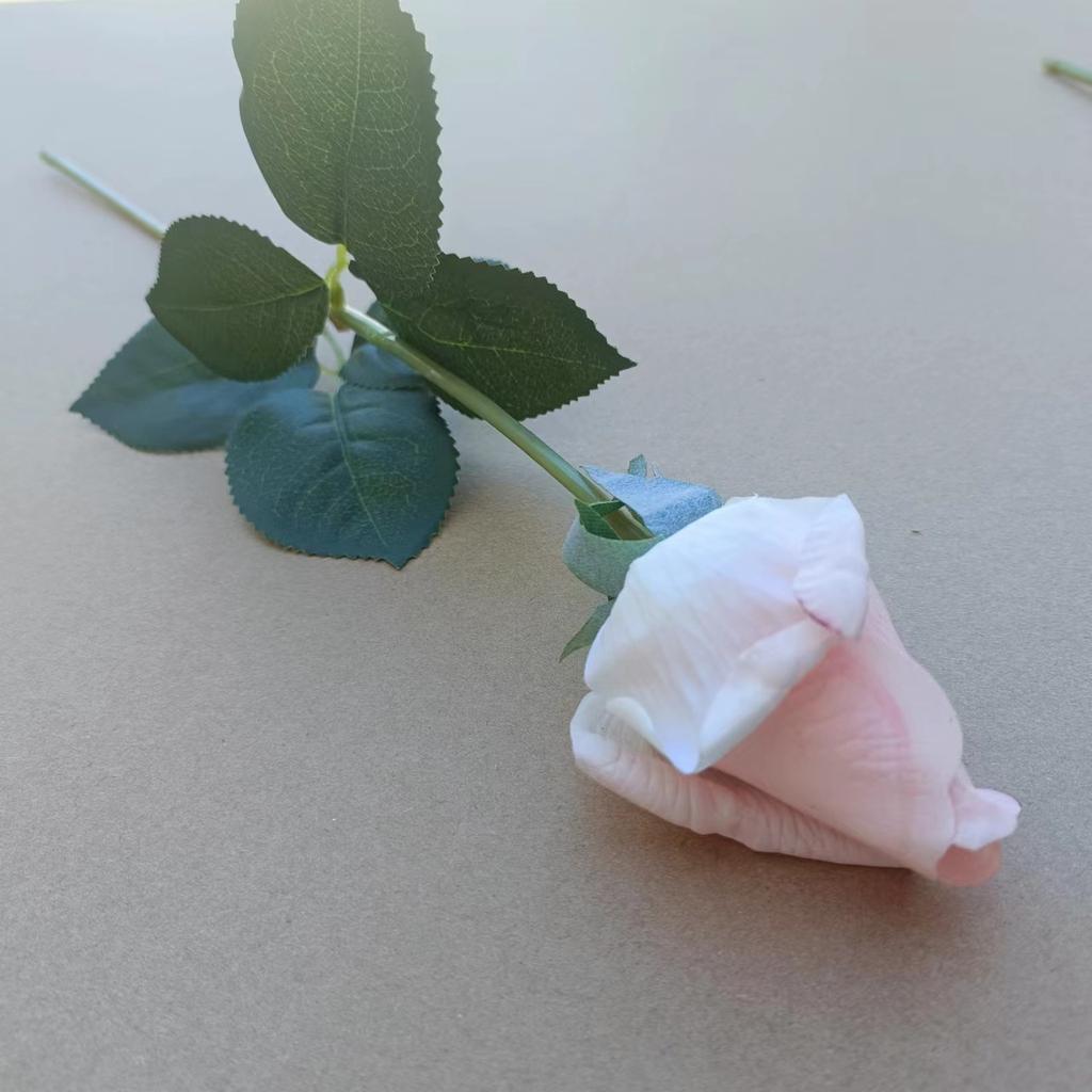 Simulation Moisturizing Rose Bud Living Room Decoration Tv Cabinet Flower Arrangement Silk Flower Fake Flower Bouquet Photography Ornament