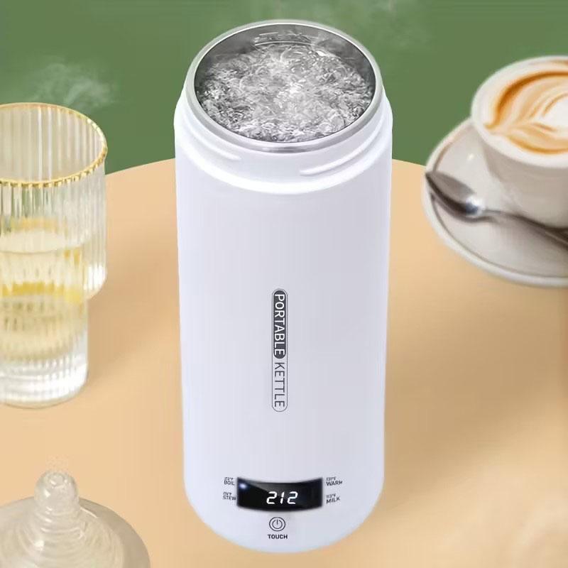 Neues Design 316 Edelstahl Thermo-Elektro-Becher Tragbarer Wasserkocher Outdoor-Wasserkocher Reisebecher 500ML 4 Temperatureinstellungen