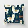 New Alpaca Cushion Covers Lovely Cartoon Alpaca Print Polyester Pillow Cover Modern Sofa Chair Christmas Decorative Pillows Case