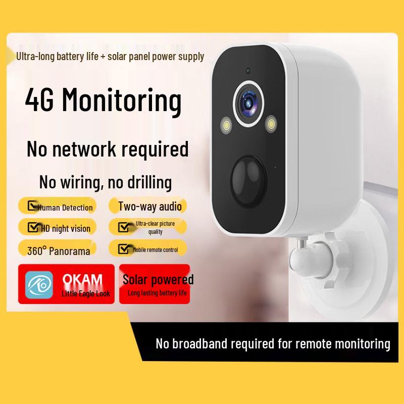 

RSCAMTOM Wireless Solar Home Security Camera (CN version)