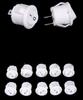 10pcs 16mm Diameter Small Round Boat Rocker Switches Black Mini Round Black White Red 2 Pin ON-OFF Rocker Switch