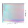 Holographic Permanent Vinyl Roll Strong Adhesive Vinyl for Window Car Mug Glass Decoration Craft DIY Project Decal Sheet