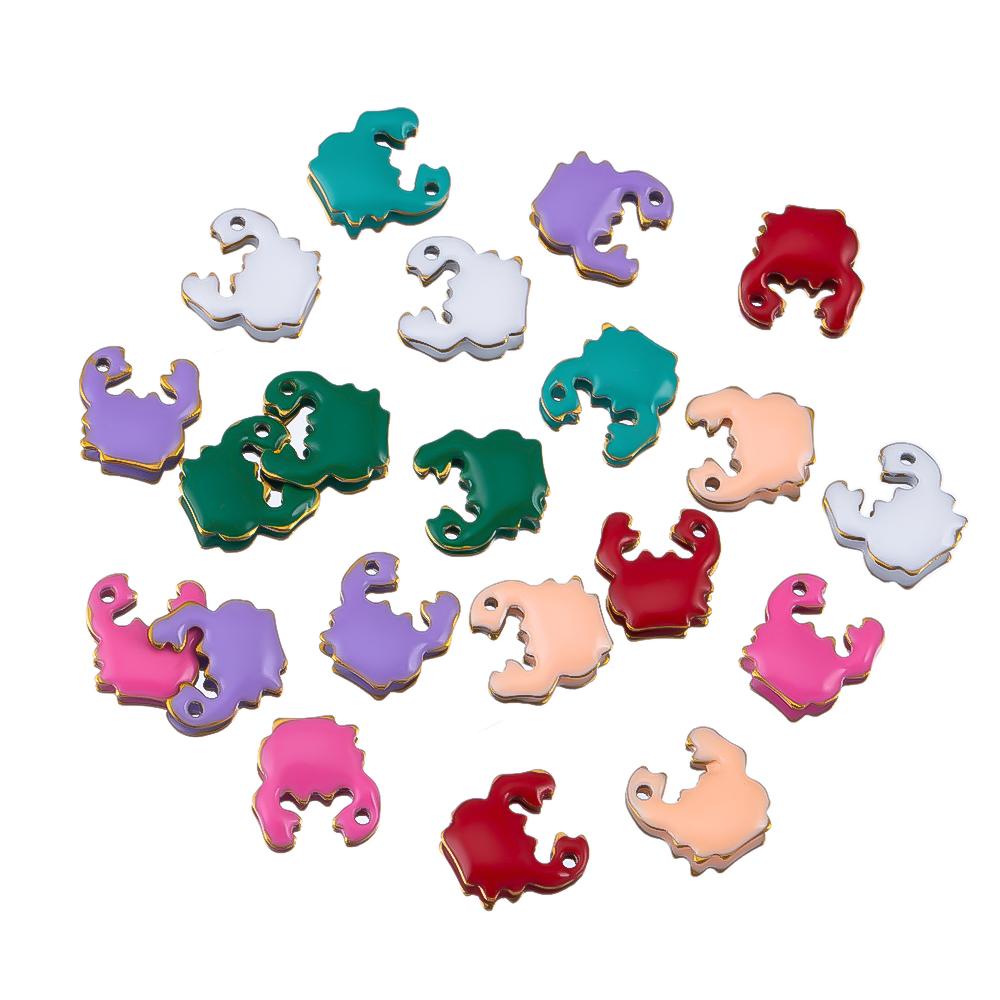 20pcs Stainless Steel Cute Marine Dolphin Octopus Crab Fish Tail Starfish Charms Necklace Earring Pendant for DIY Jewelry Making