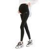 Maternity Shark Leggings: Spring/Fall & Winter-Ready, Non-Restrictive Yoga Pants with Velvet, Perfect for Petite Sizes.